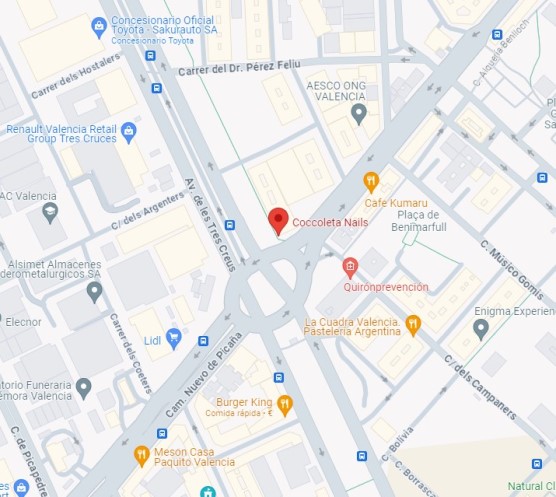 Coccoleta Nails en Google Maps